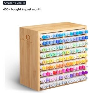 Bamboo Marker Organizer